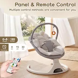Electric Baby Swing with Remote… — Photo 3