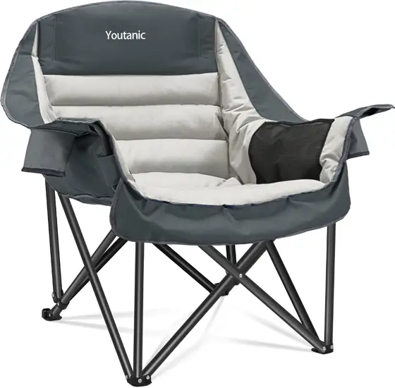 Youtanic Oversized Padded Camping Chair,… — Photo 1