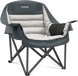 Youtanic Oversized Padded Camping Chair,… — Photo 1