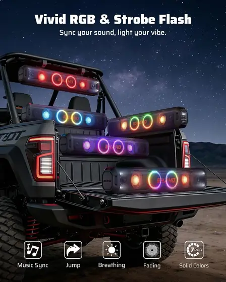 Ehaho 26' UTV Sound Bar,… — Photo 4