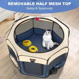 Aivituvin Foldable Dog Playpen with… — Photo 3