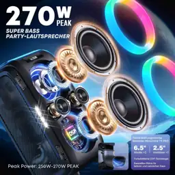 W-KING 270W Max Party Portable… — Photo 3