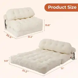Folding Sofa Bed, Convertible Sleeper… — Photo 2