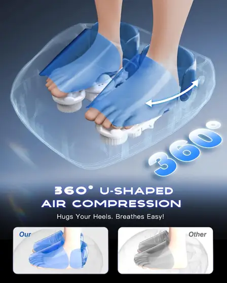 KINGJOY Foot Massager with Heat… — Photo 4