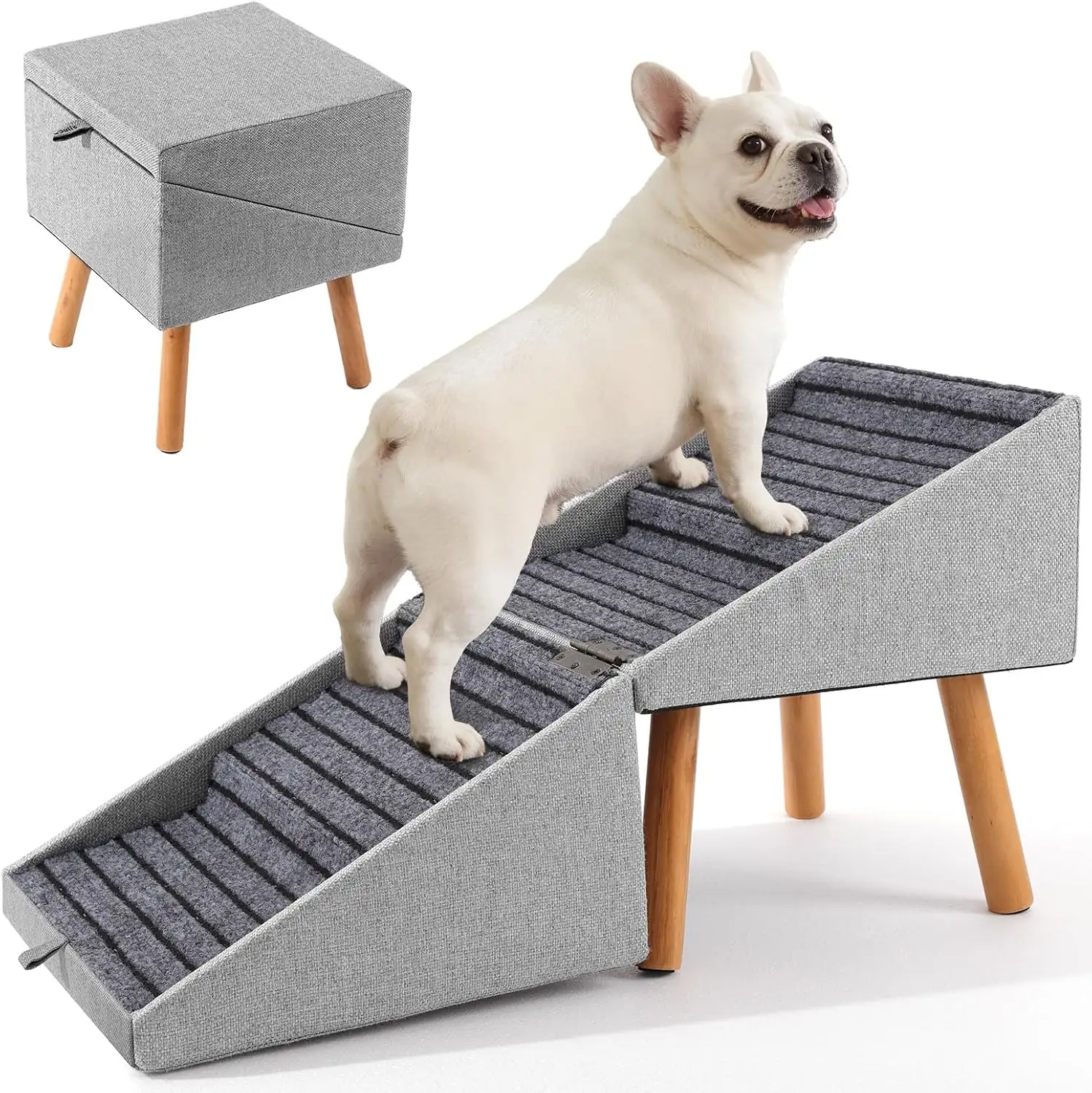 17.13" H Split Ottoman Dog… — Photo 1