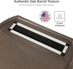 RTS Home Accents 50-Gallon Rain… — Photo 3
