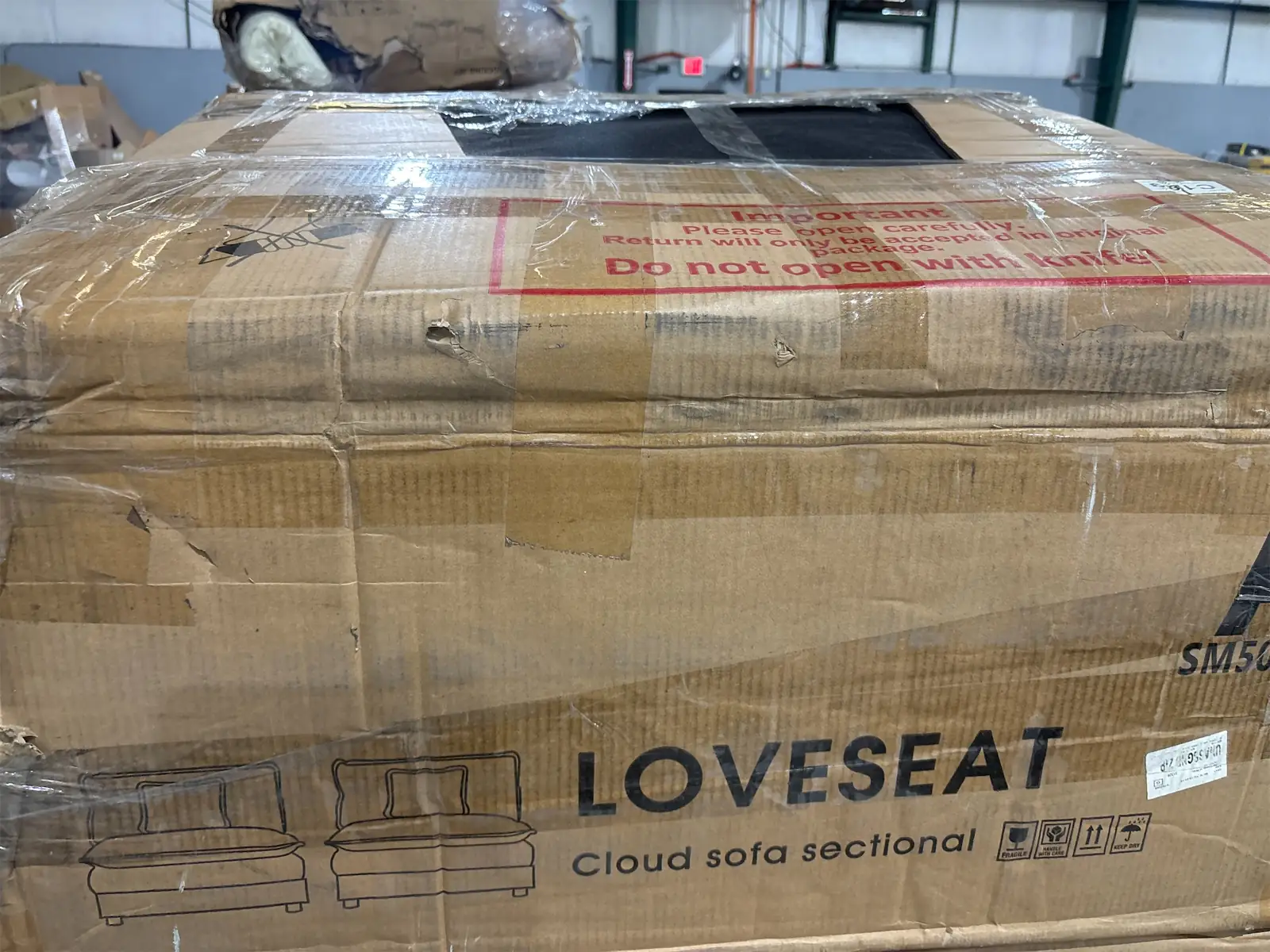 Loveseat cloud sofa sectional — Photo 1