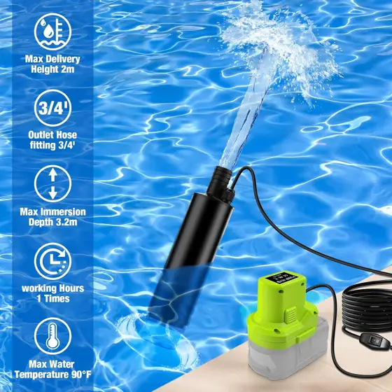 Water Transfer Pump Compatible with… — Photo 2