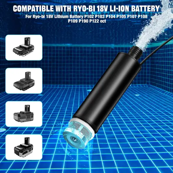 Water Transfer Pump Compatible with… — Photo 4