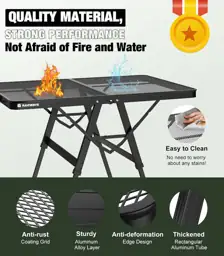 Raynesys Portable Folding Grill Table… — Photo 3