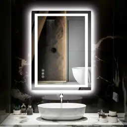 Hivone 24"X32" LED Bathroom Mirror… — Photo 1