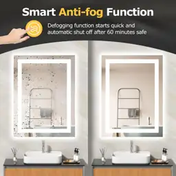 Hivone 24"X32" LED Bathroom Mirror… — Photo 3