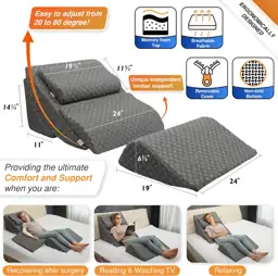 Adjustable Orthopedic Bed Wedge Pillow… — Photo 2
