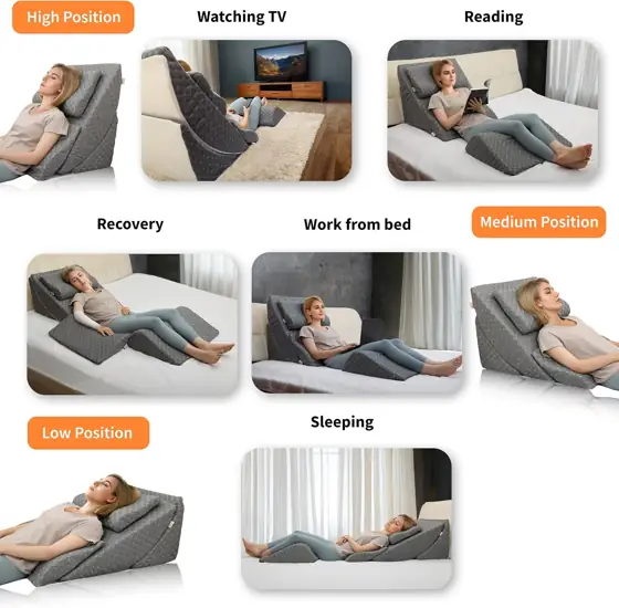 Adjustable Orthopedic Bed Wedge Pillow… — Photo 4