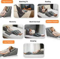 Adjustable Orthopedic Bed Wedge Pillow… — Photo 4