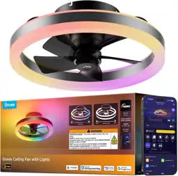 Govee Ceiling Fan with Lights,… — Photo 1