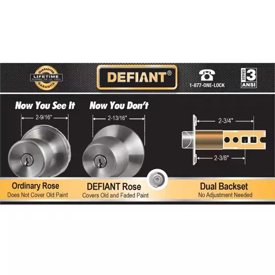 Defiant Brandywine Stainless Steel Bed/Bath… — Photo 3