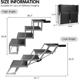DGSL Folding Dog Stairs for… — Photo 3
