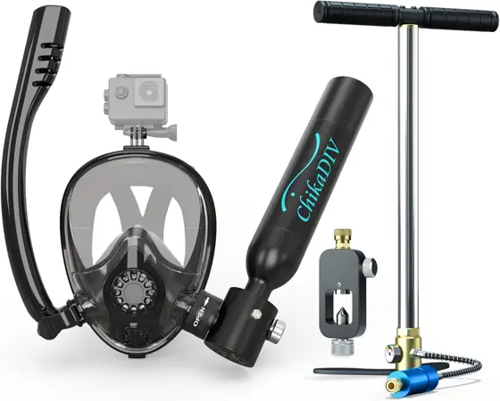 Mini Scuba Tank with Sub-Mask,… — Photo 1