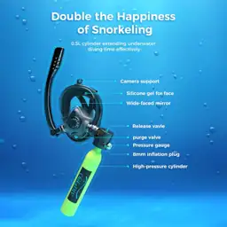 Mini Scuba Tank with Sub-Mask,… — Photo 4