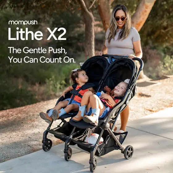 Mompush Lithe Double Stroller, Lightweight… — Photo 2