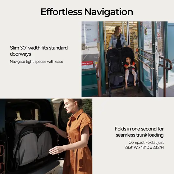 Mompush Lithe Double Stroller, Lightweight… — Photo 4