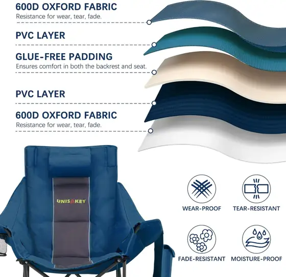 Unisakey Oversize Foldable Rocking Camping… — Photo 4