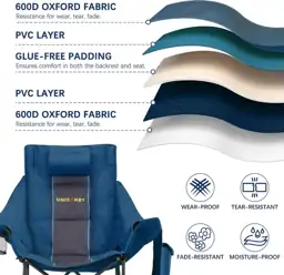 Unisakey Oversize Foldable Rocking Camping… — Photo 4