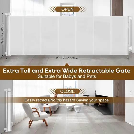Miumoon 150 inch Reinforced Retractable… — Photo 4
