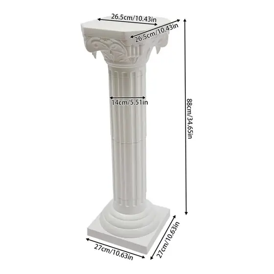 34.65 in. H White Wedding… — Photo 4