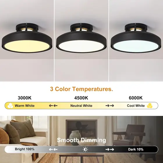 Modern Bladeless Ceiling Fan with… — Photo 3