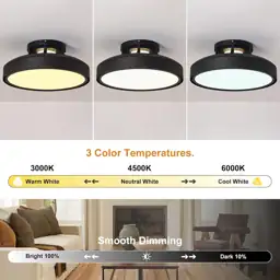 Modern Bladeless Ceiling Fan with… — Photo 3