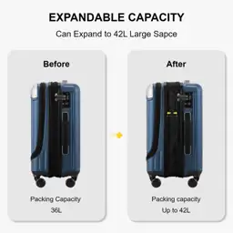 LEVEL8 Grace Carry-On Luggage, 20-Inch… — Photo 4