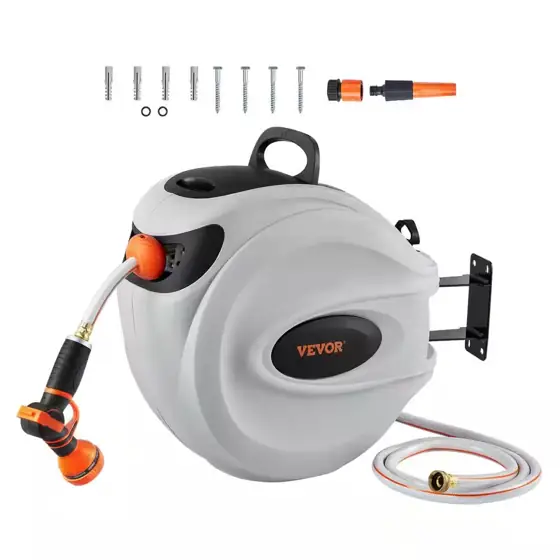 Retractable Hose Reel 1/2 in.… — Photo 1