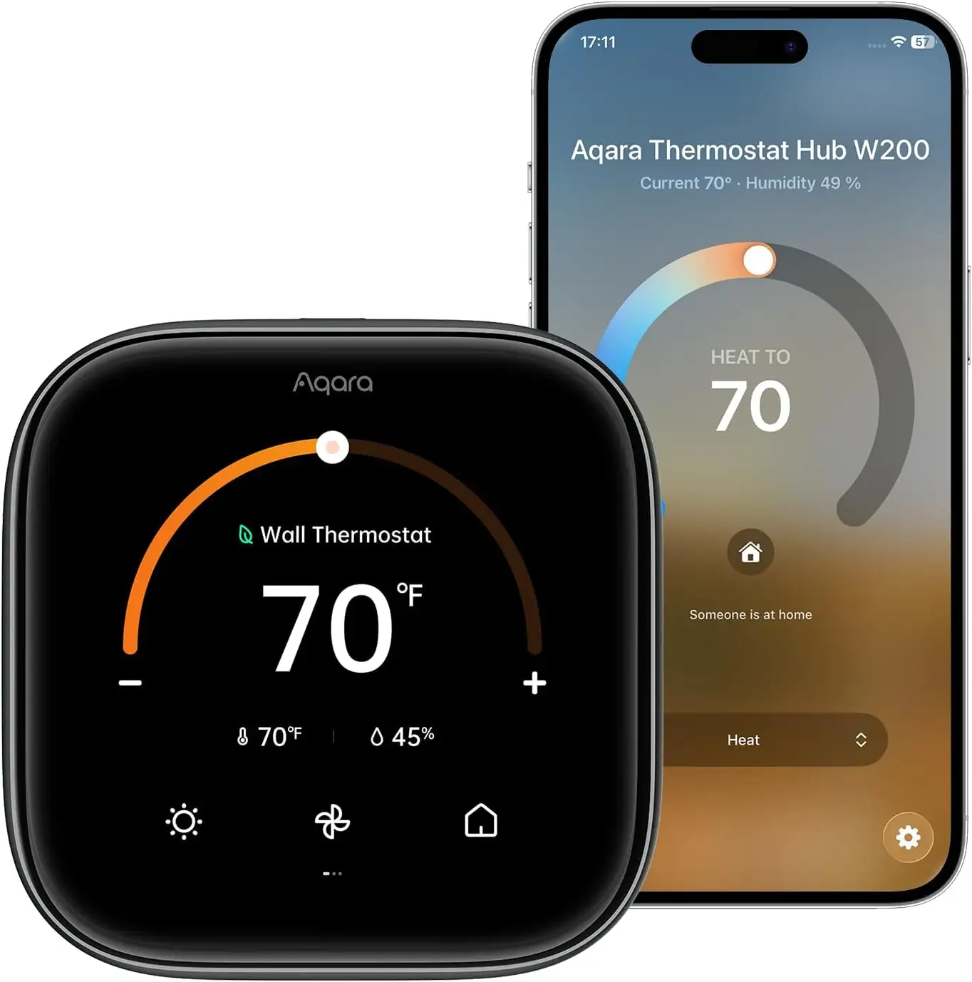 Aqara Smart Thermostat W200 with… — Photo 1