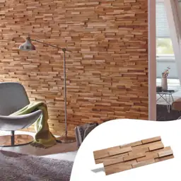 WALL!SUPPLY UltraWood Teak Firenze Jointless… — Photo 2