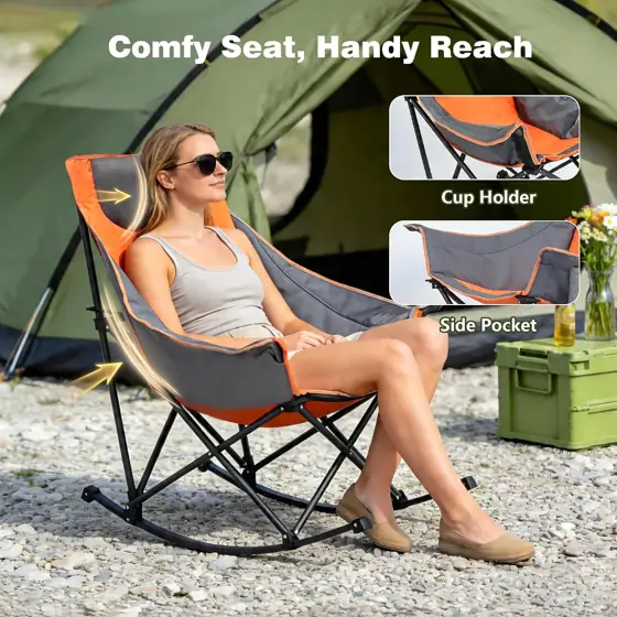 SUNNYFEEL Oversized Folding Rocking Camping… — Photo 4