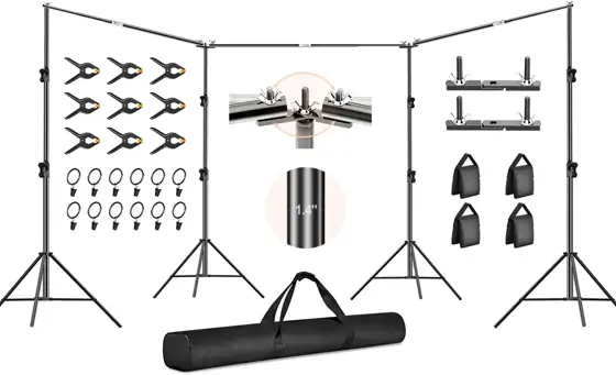 FUDESY Backdrop Stand Heavy Duty,… — Photo 1