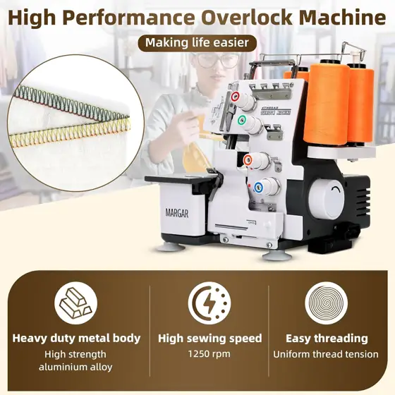 2026 Serger Overlock Machine with… — Photo 2