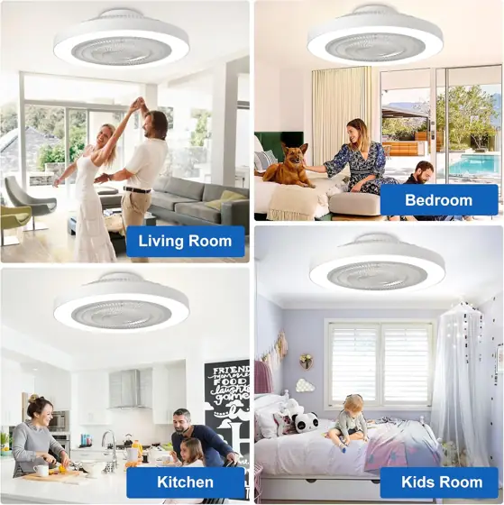 Depuley Modern Ceiling Fan with… — Photo 2