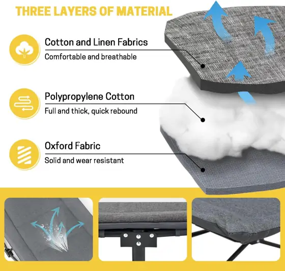 ATORPOK Folding Camping Cot for… — Photo 4