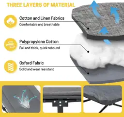 ATORPOK Folding Camping Cot for… — Photo 4