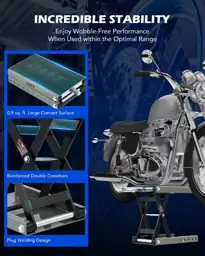 OMT Motorcycle Lift, 1100lb Scissor… — Photo 3