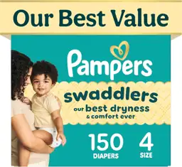 Pampers Swaddlers Diapers Size 4… — Photo 1