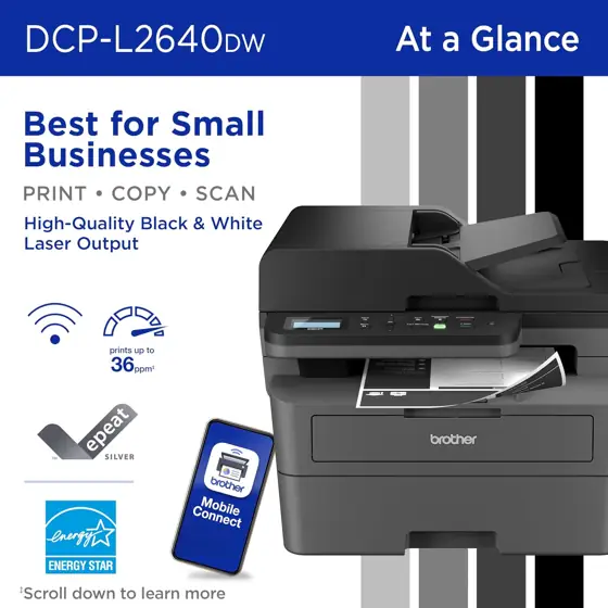 Brother DCP-L2640DW Compact Monochrome Multi-Function… — Photo 2