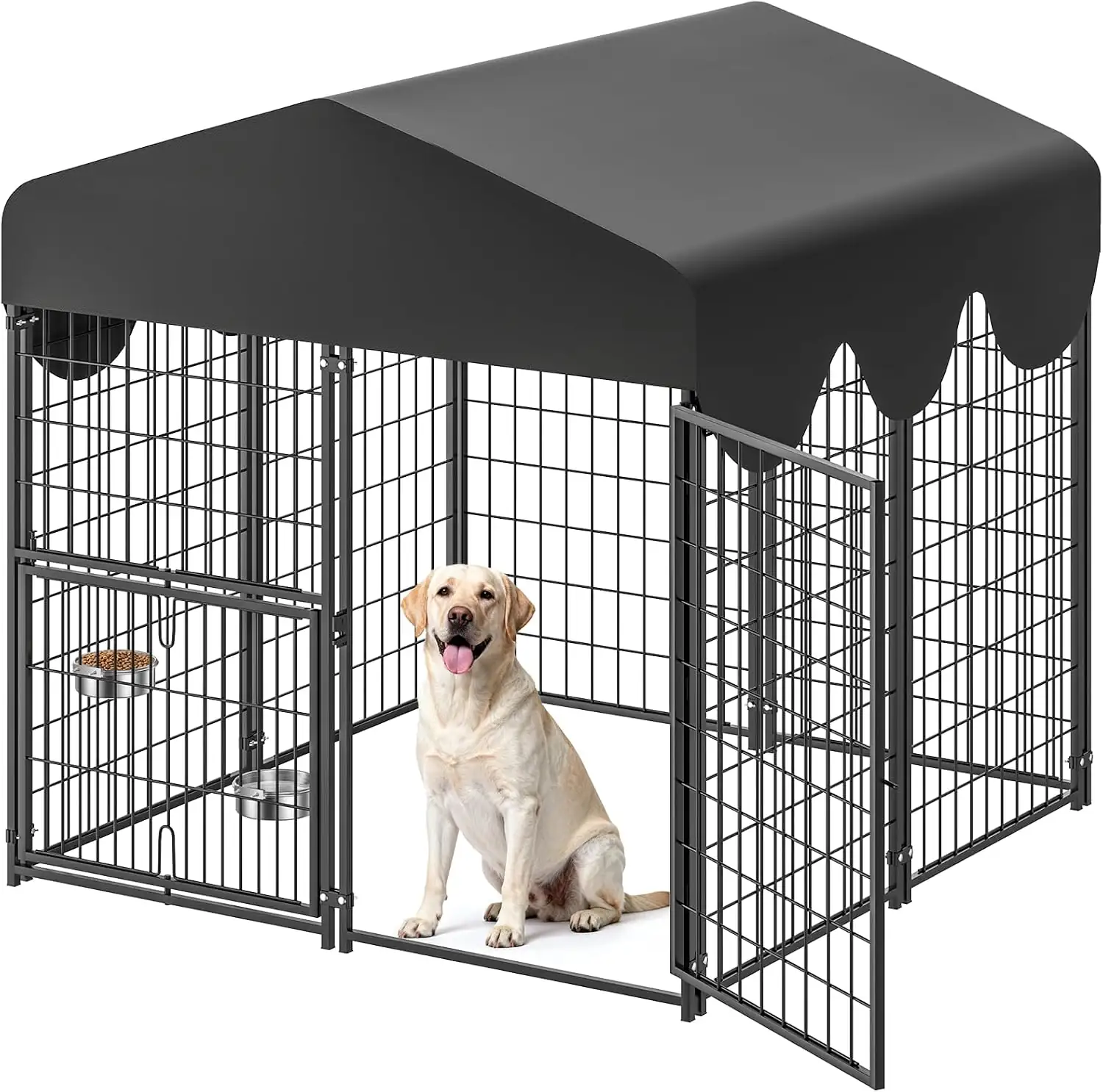 4x4x4.5ft Outdoor Dog Kennel, Heavy-Duty… — Photo 1