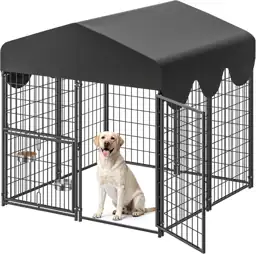 4x4x4.5ft Outdoor Dog Kennel, Heavy-Duty… — Photo 1