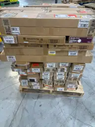 Pallet of assorted faux wood… — Photo 3