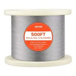 1/8 in Wire Rope, 1760-lb… — Photo 2