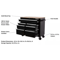 Standard Duty 41 in. 7-Drawer… — Photo 2